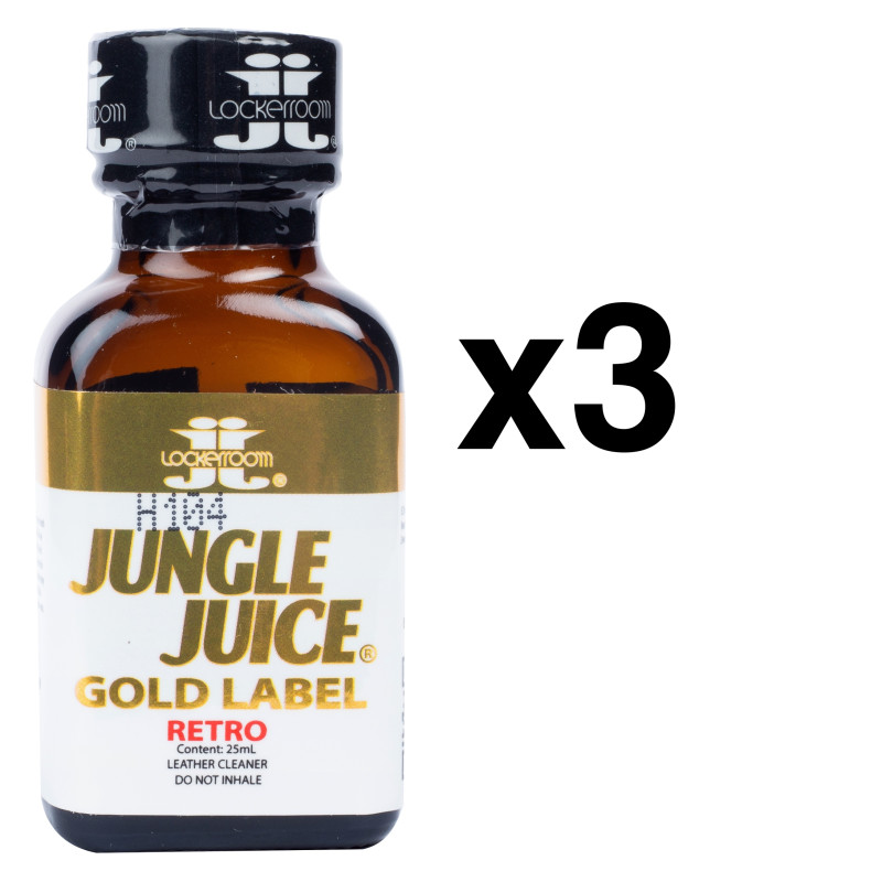 Locker Room JUNGLE JUICE GOLD RETRO 25ml x3